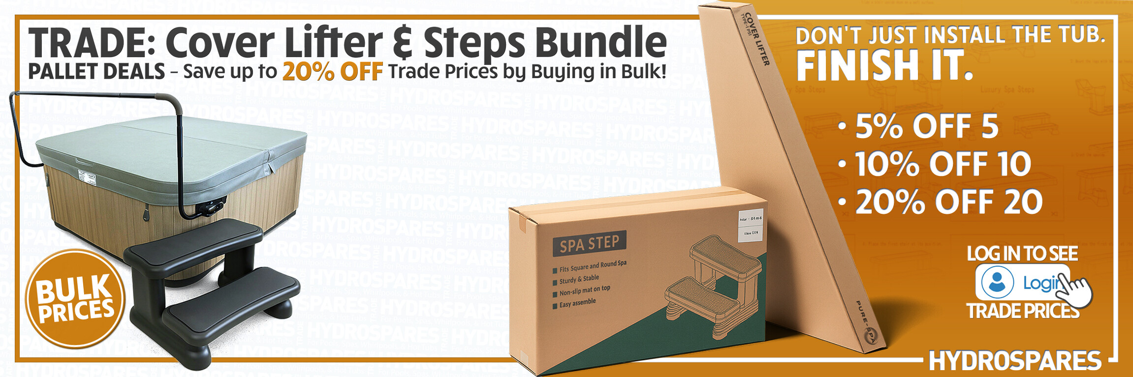 Pure-Spa Steps and Lifter
